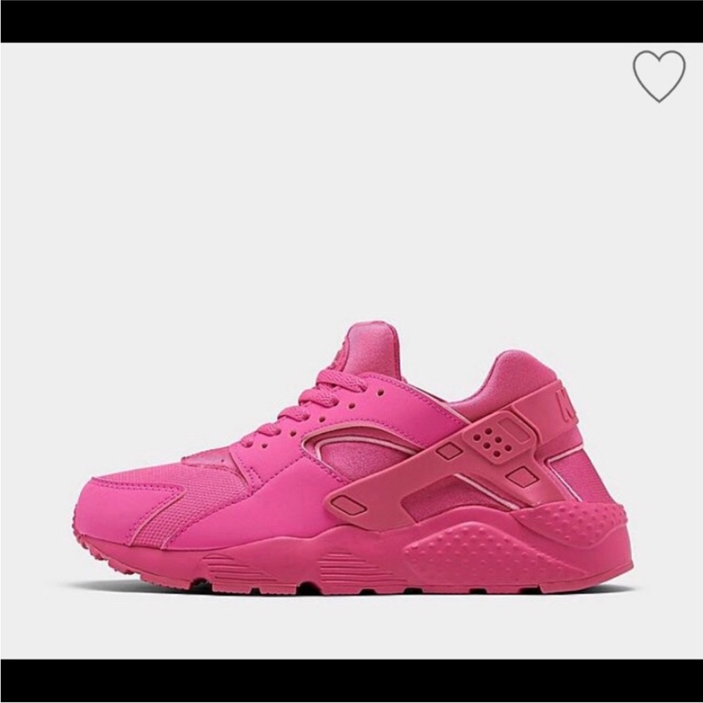 Nike Pink Huarache Sneakers Chunky Design